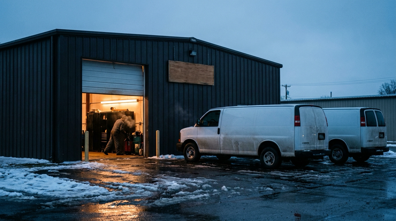 Representative photography from the Contact page — shopfront exterior